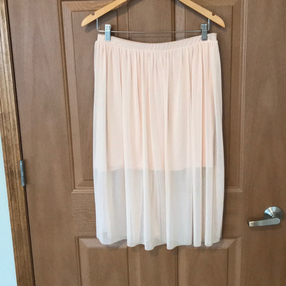 ASOS pink flowing skirt in size US 10